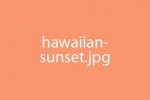 Hawaiian Vacation Sunset